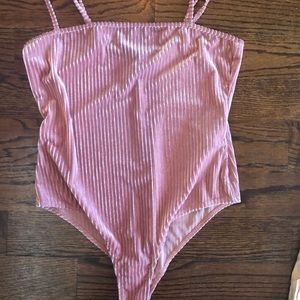 Pink bodysuit